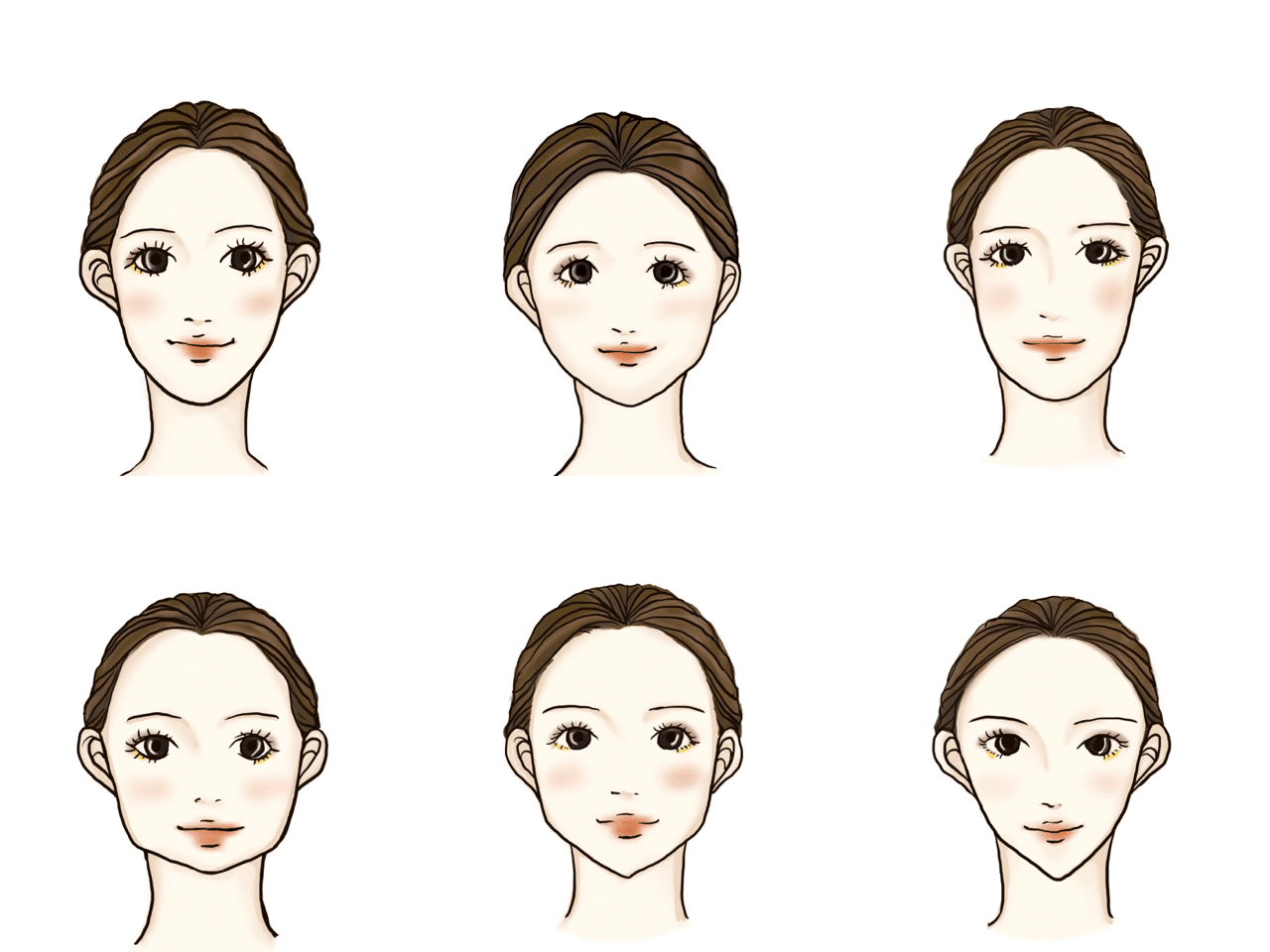 顔型を知ると 似合う が分かる Kagikacco Nagasaku Note 顔型を知ると 似合う が分かる Kagikacco Nagasaku Note