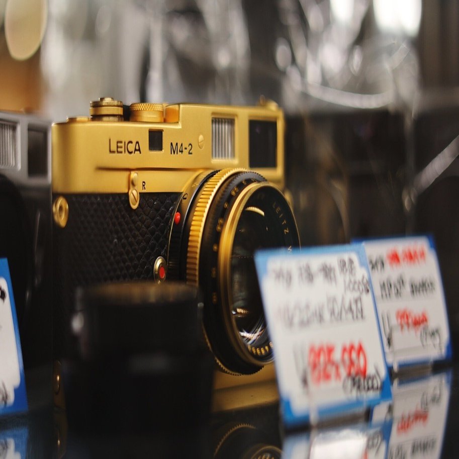 悪趣味ゴールドなライカM4-2｜絞り開放戦線