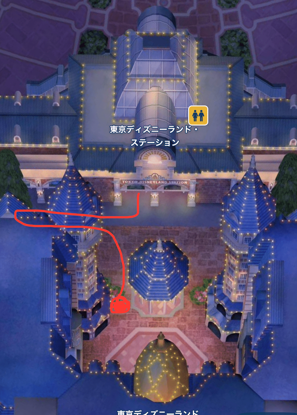 クリスマスディズニー♪初ハッピーエントリーと色々なサービスで子連れ