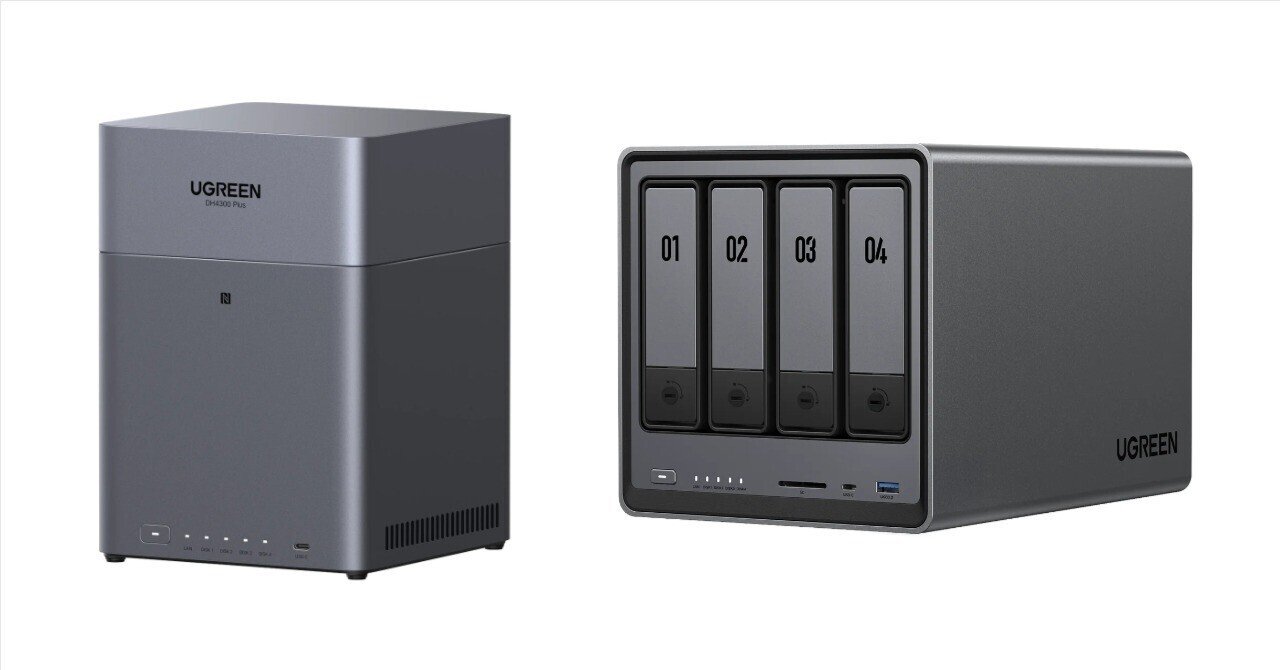 Ugreen NASデバイス 4ベイ ホットスワップ対応 NAS #2】UGREENの4ベイNASを比較してみた話。｜miDen