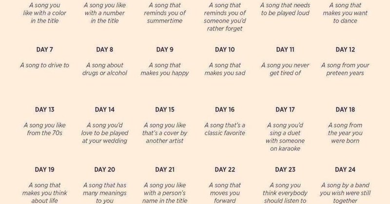 30dayssongchallenge Day2