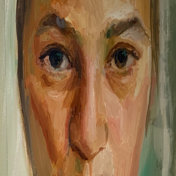 油絵 no.28 子ども｜なお