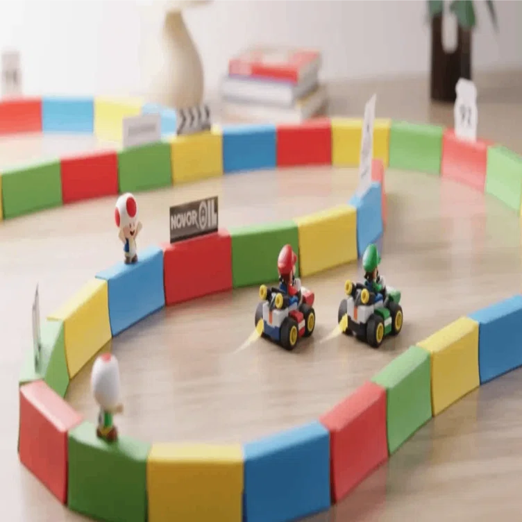 マリオカートが現実の食卓をサーキットに。テーブルトップGO!GO