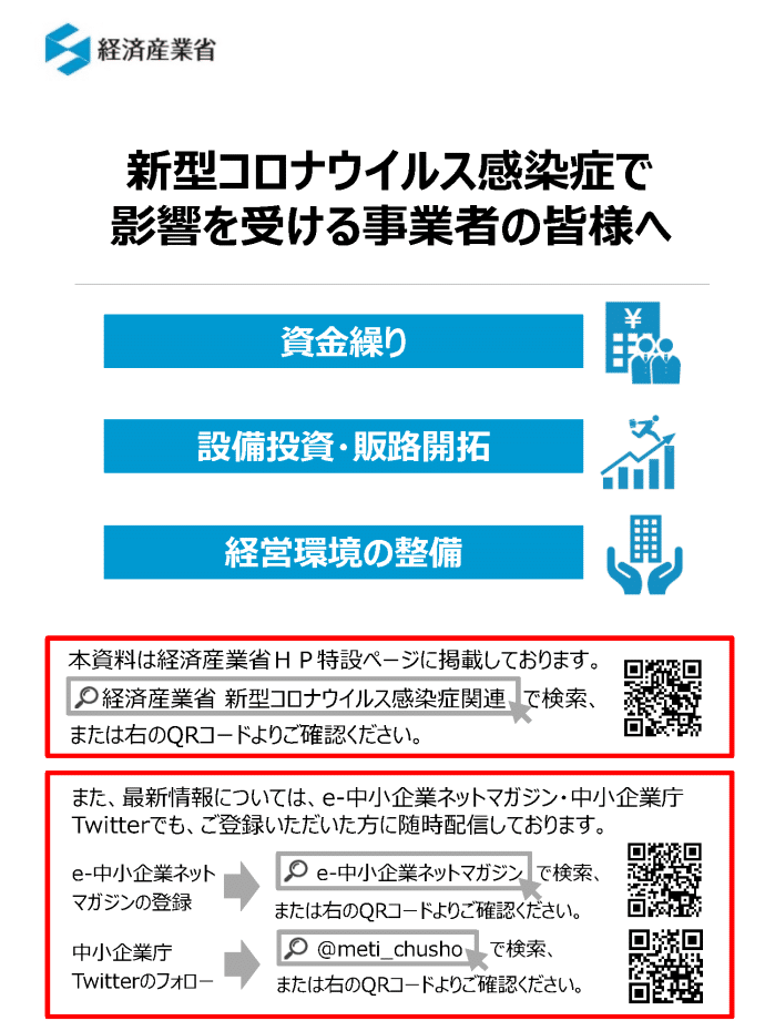 その他の新型コロナウイルス対策支援（経済産業省）