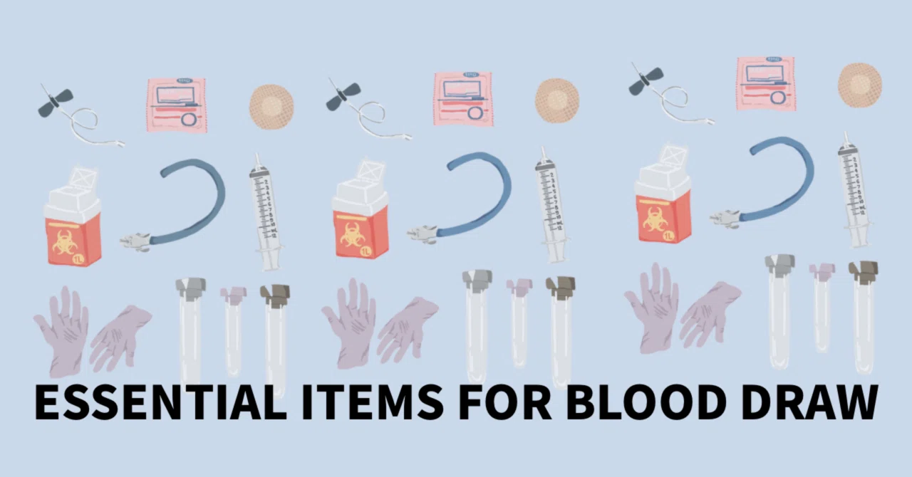 Blood Collection Supplies Illustration Set (PNG Transparent ...