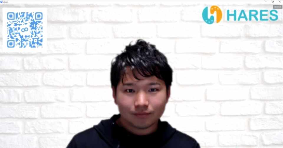 オンライン名刺交換をスムーズにするために Eightのqrコード入りのバーチャル背景を作ってみた 西村創一朗 複業研究家 Note