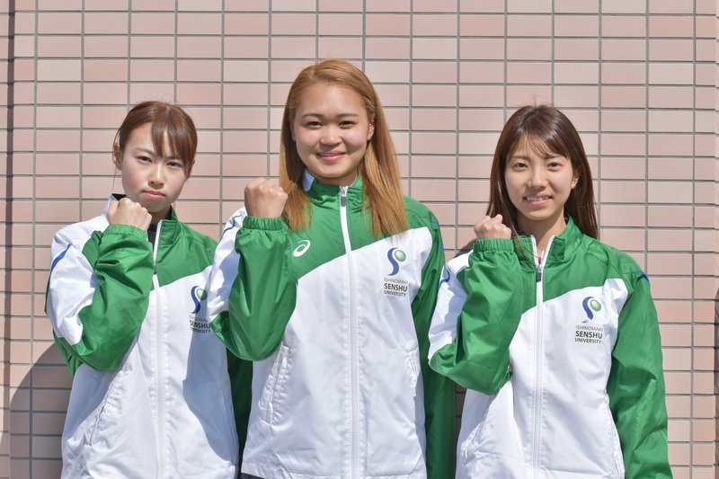 石巻専修大学女子競走部に新選手３人加入