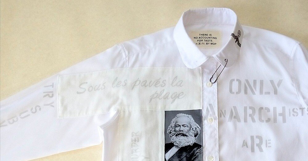 アナーキーシャツ036 - white riot：白という名の静かな主張。｜t.n.A.f.t.