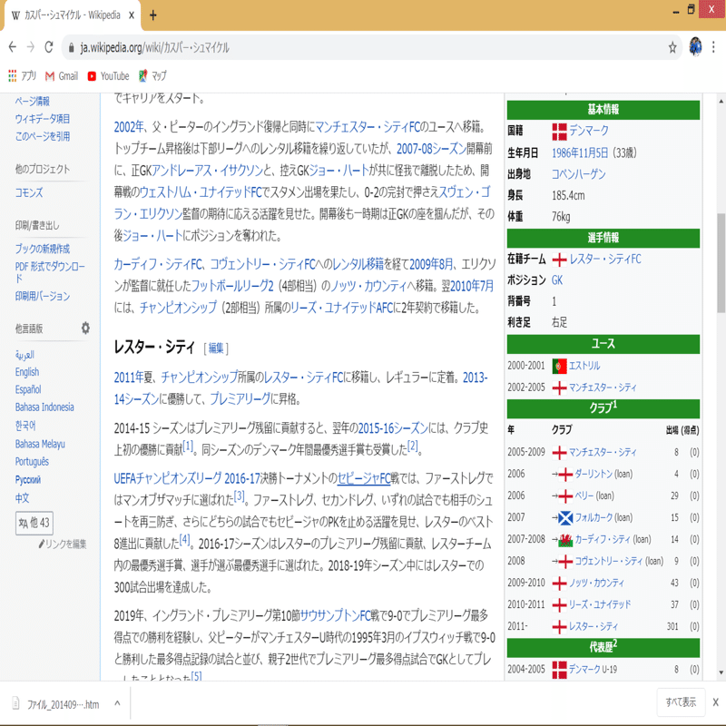1,Kasper SCHMEICHEL ～頼れる守護神～｜why always me!?