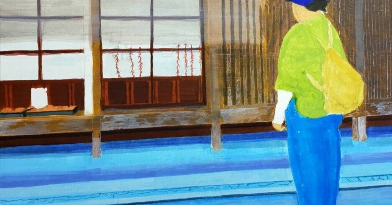 自作油画　「郷愁」 Step13】「郷愁」アクリル画｜瑞島 魁祐（みずしま かいゆう）