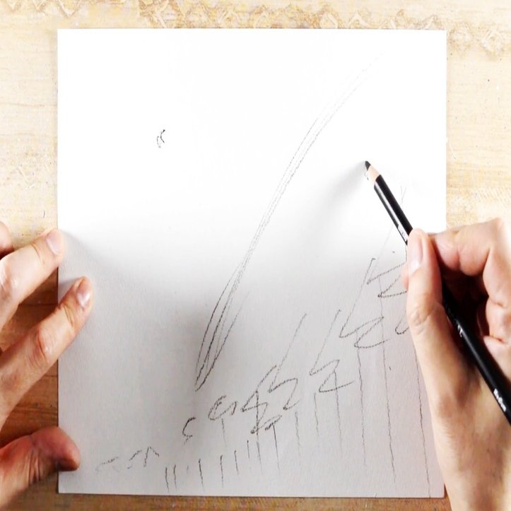 アクリル絵の具を使用した彗星の描き方 初心者が簡単に絵を描く方法 Junya Art Note