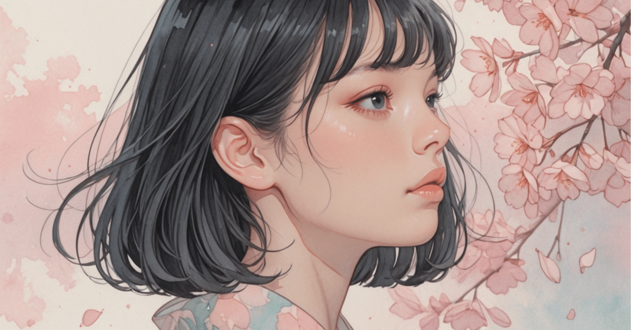 StableDiffusionで「現代美人画」を作りたい｜水彩系Loraを入れてみる