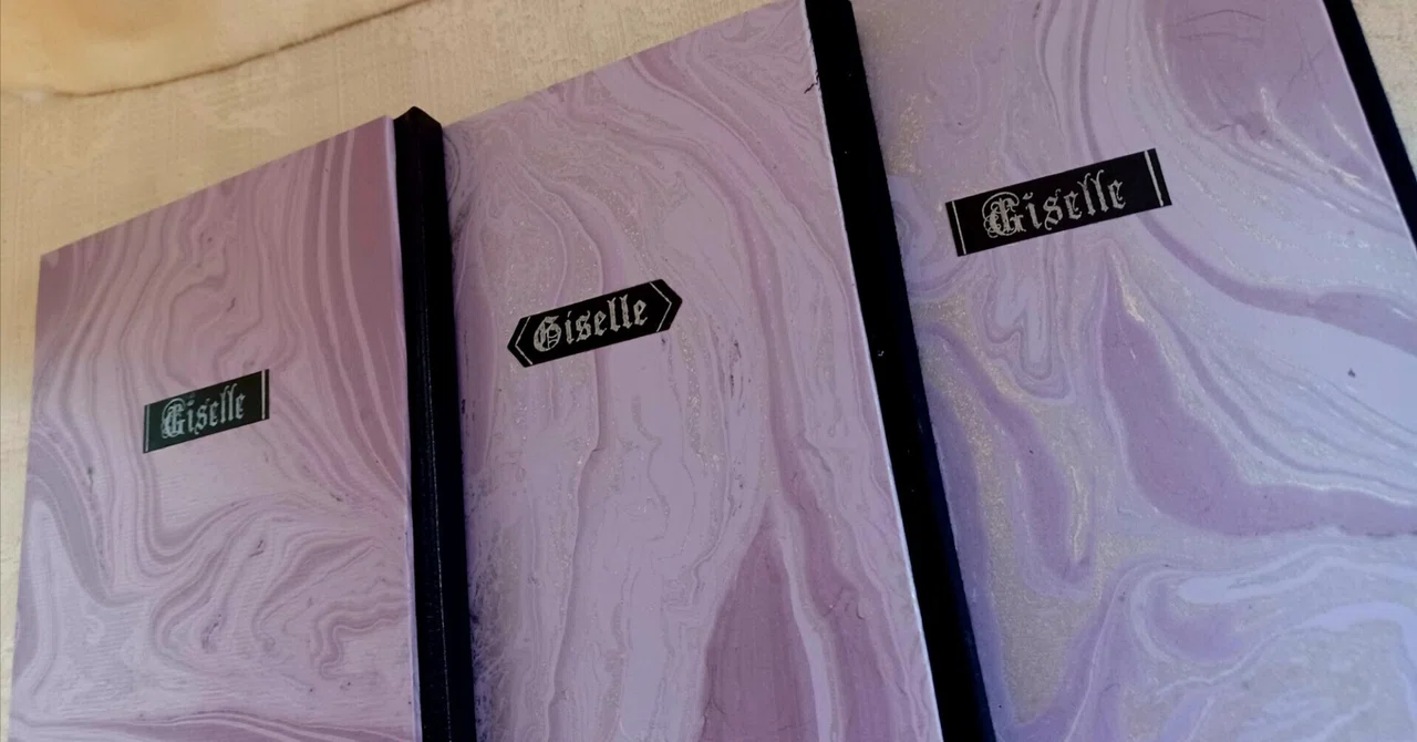 New Work: Hand-bound Hardcover 'Your Name is Giselle' (2) German ...