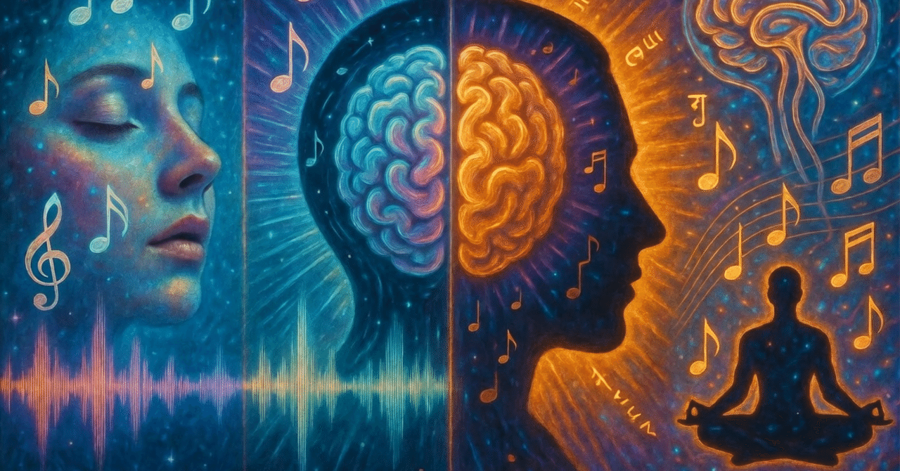 【音楽療法の科学】音楽と「声」が、あなたの脳と心に効く秘密 — 瞑想との決定的な違いとは?