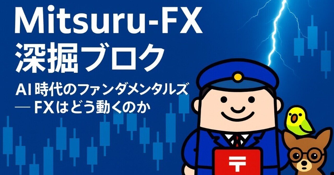 AI時代のファンダメンタルズ ─ FXはどう動くのか｜Mitsuru FX