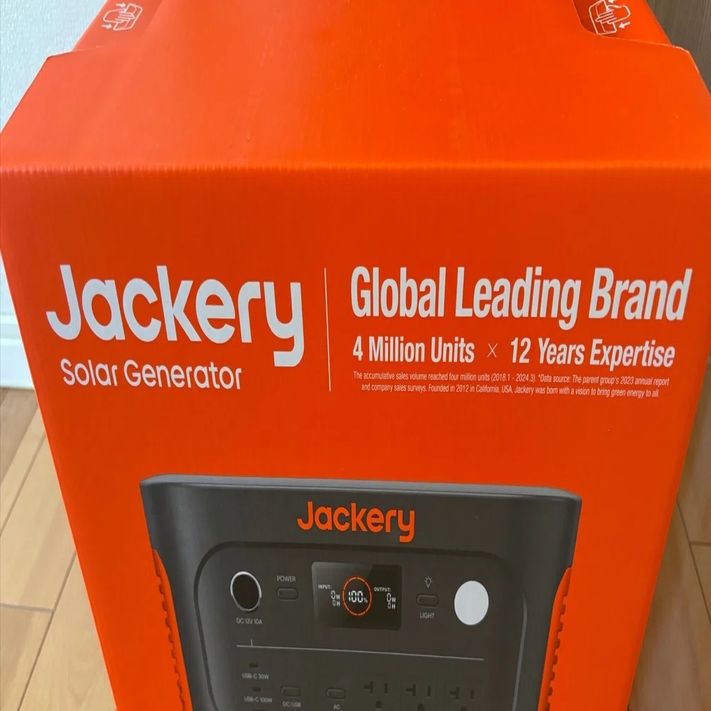 Jackery Explorer 1000 Newを購入！災害対策とアウトドアに最適な
