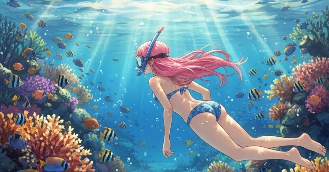 AI Generated Images [16] Diving｜chintakaこと柊 聖月