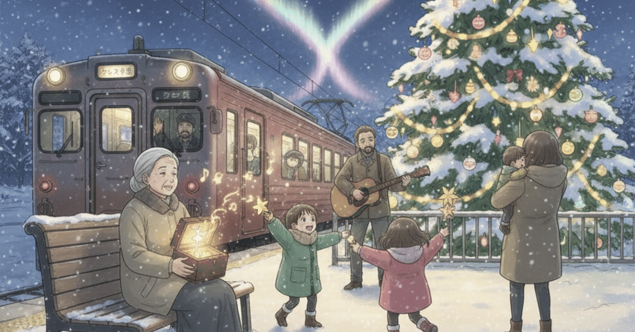 クリスマス・トレイン｜にっしー＠AI小説