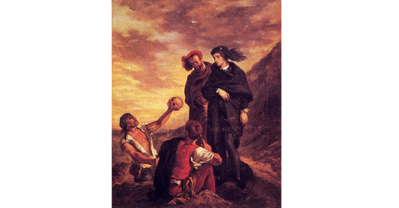 美術に疎い素人が名画を見て何か言う#20『墓地のハムレットと