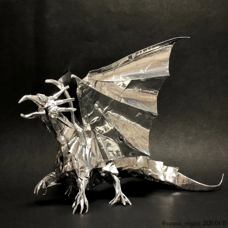 折り紙のトライアスロン！？複雑系の代表格「エンシェントドラゴン」で