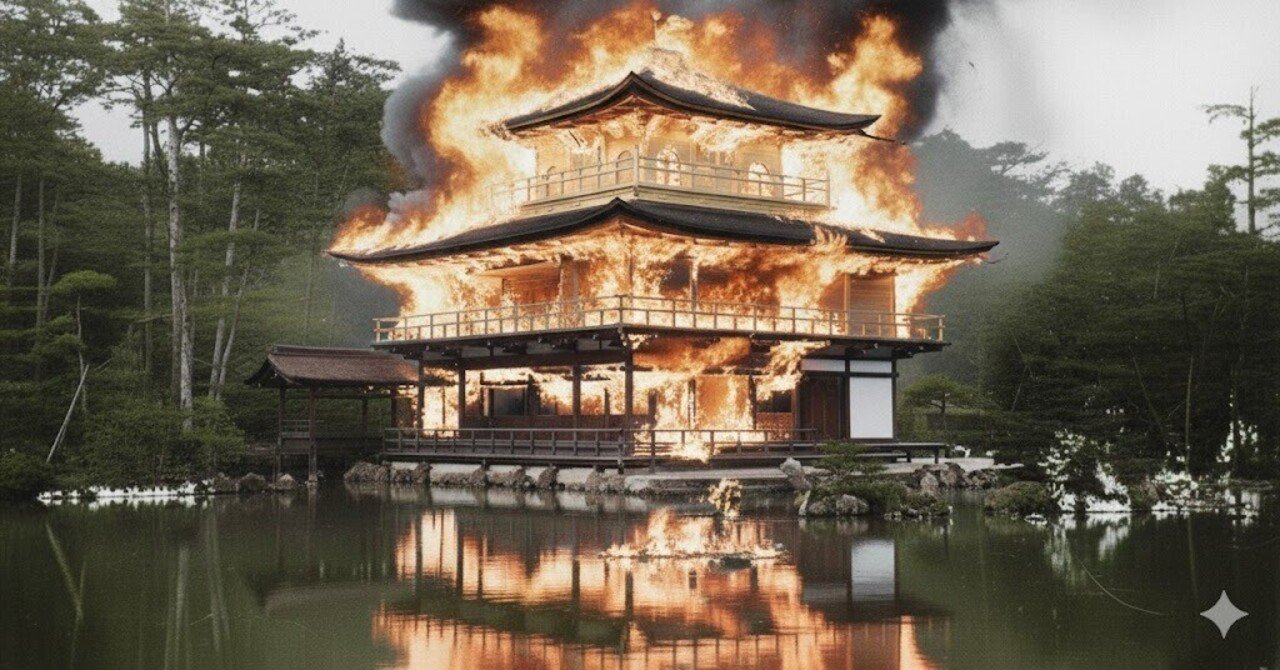 世界遺産 金閣寺 炎上をAI生成で再現｜Kensuke