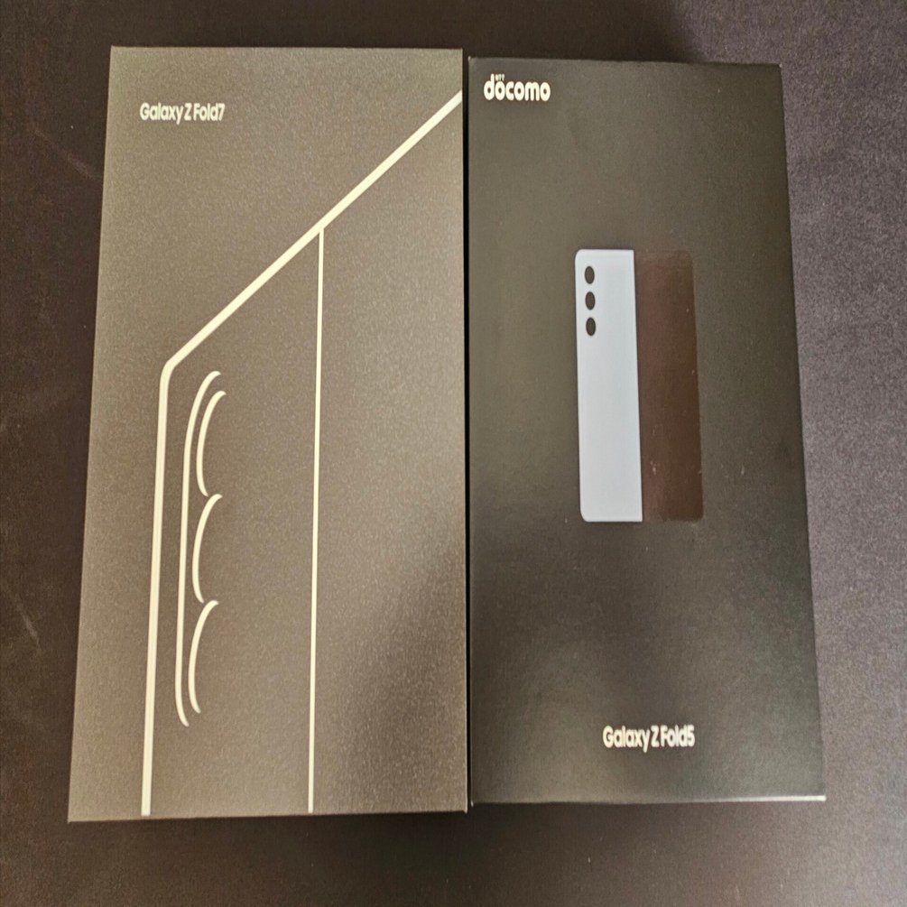 商談中【新品未開封Sサイズ×3枚】 3ヶ月使用レビュー】Galaxy Z Fold5からFold7に乗り換えた正直な感想