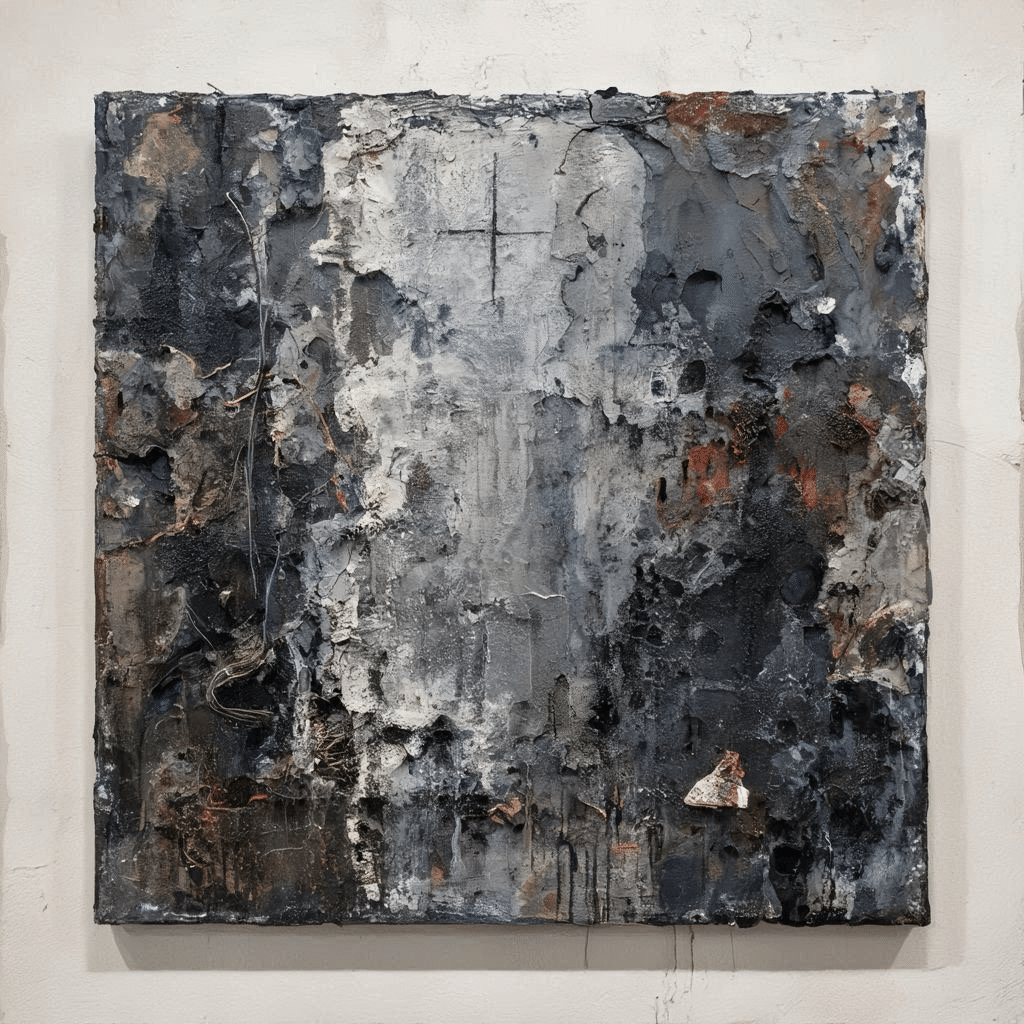 アントニ・タピエス（Antoni Tàpies)の絵画にヒントを得たプロンプト