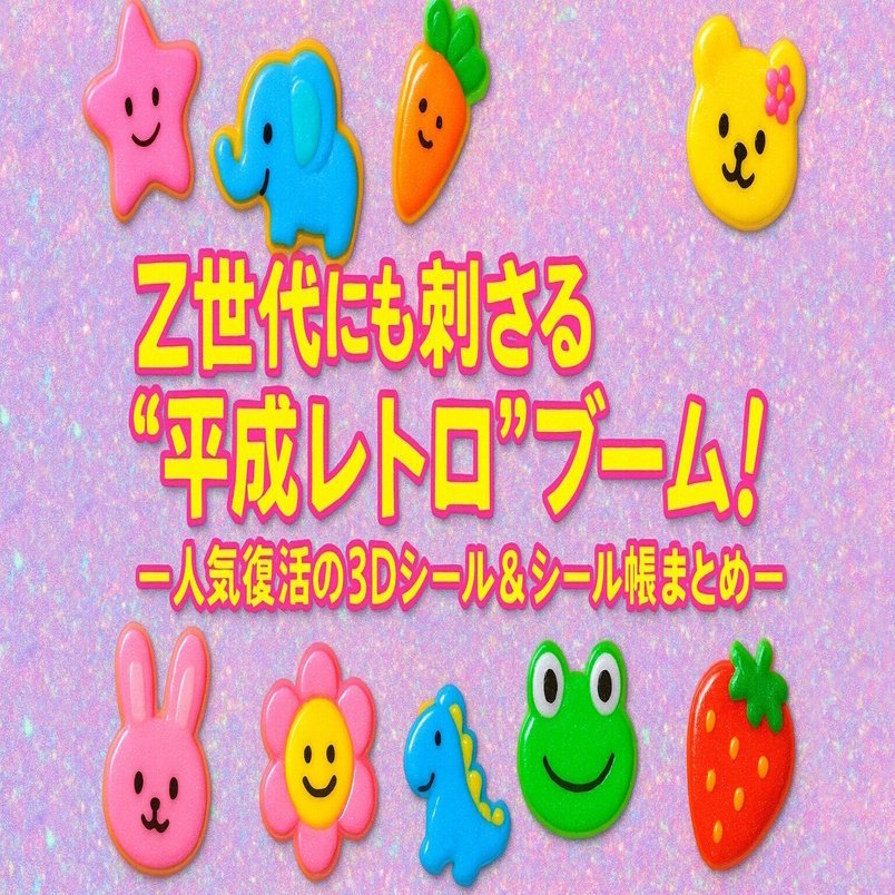 Z世代にも刺さる“平成レトロ”ブーム到来！―いま平成の女児文化が売れて