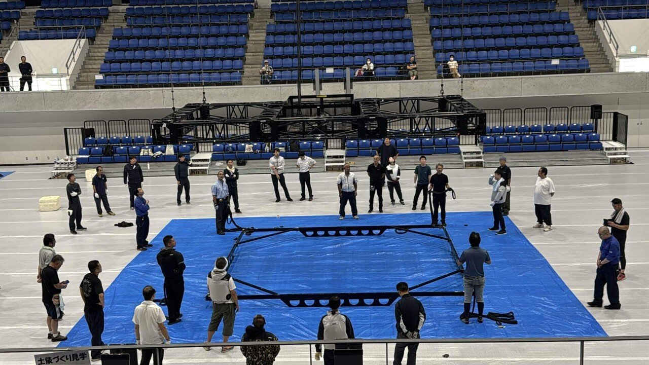 大相撲】 『土俵づくり』見学会！｜かつおjapan