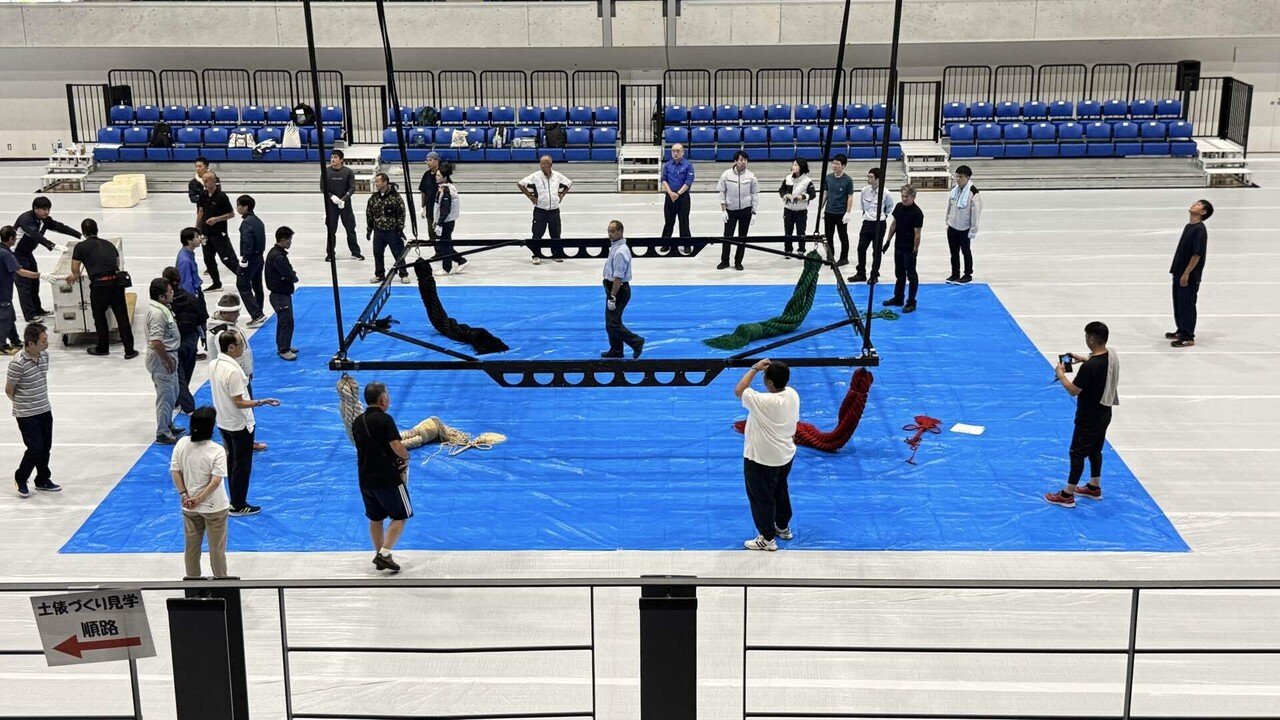 大相撲】 『土俵づくり』見学会！｜かつおjapan