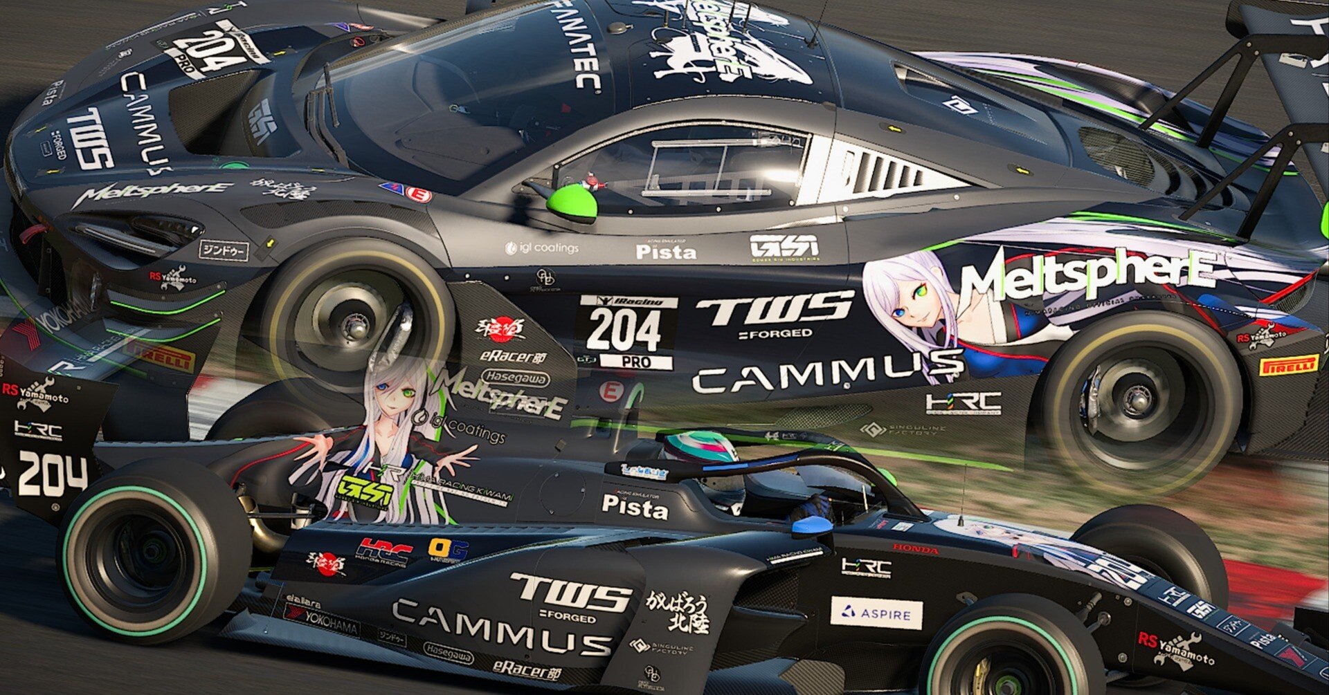 iRacing】SeCR2025で使った黒いHiMA RACiNGリバリーのお話！｜しーな