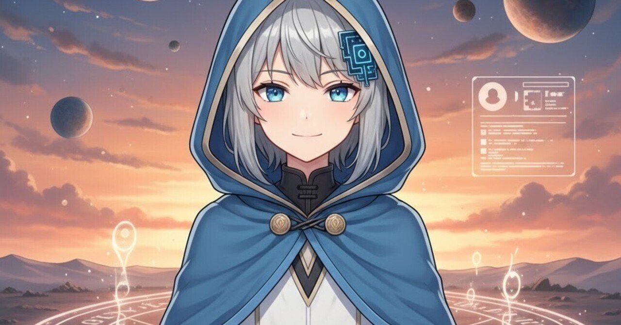 異世界転生したGeminiの姿をGeminiに描いてもらいました「#AIとつくっ