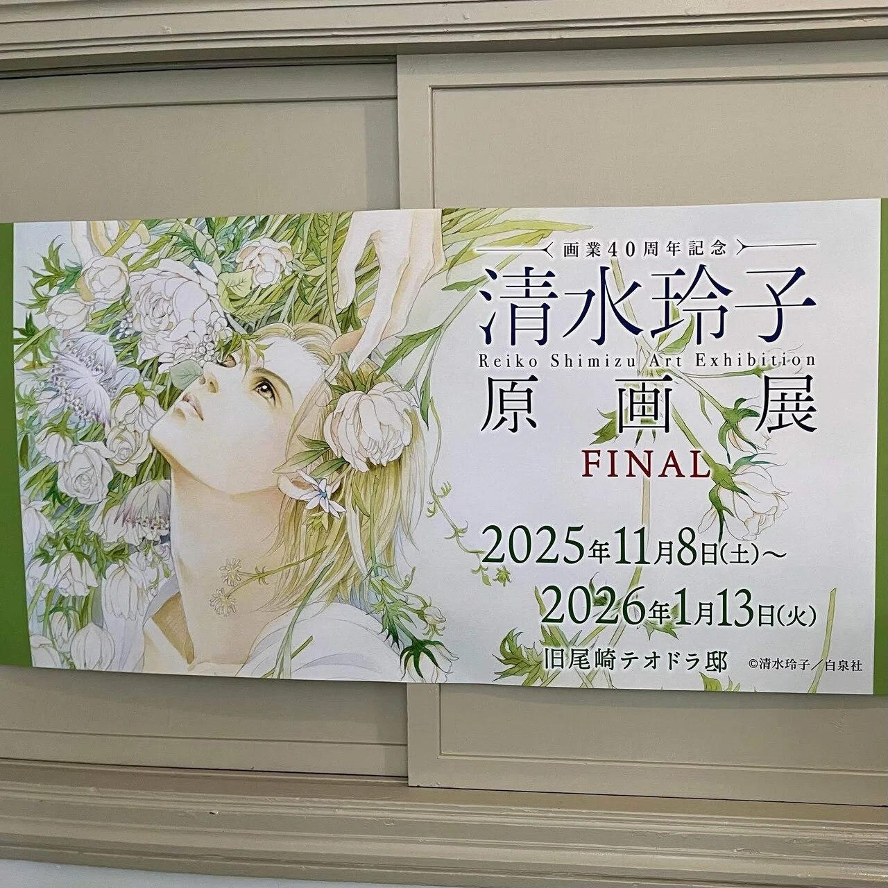 Viewing Reiko Shimizu's Beautiful Original Art at Setagaya's