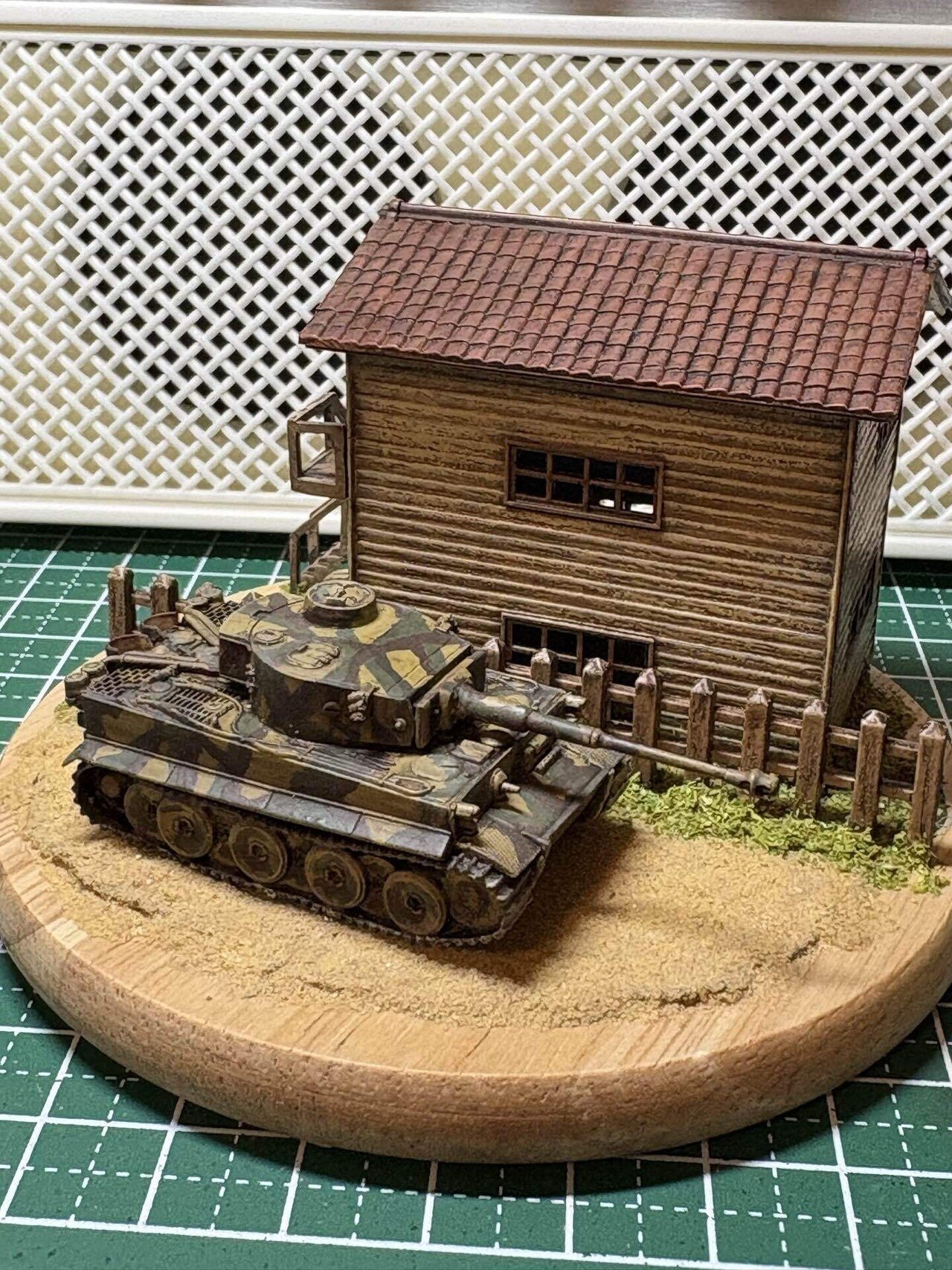 プラモデル】タイガーI型戦車のジオラマ｜k.高橋