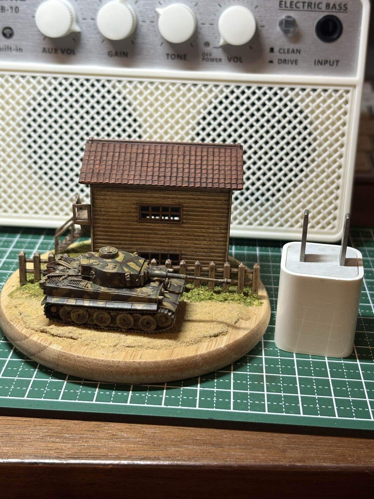 プラモデル】タイガーI型戦車のジオラマ｜k.高橋