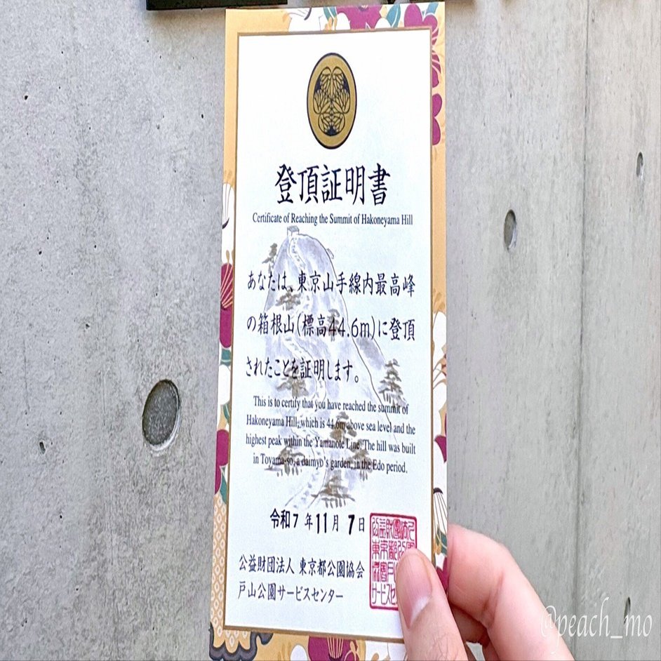 ゆるり超低山リハビリさんぽ #01｜新宿区の箱根山44.6mに登って登頂