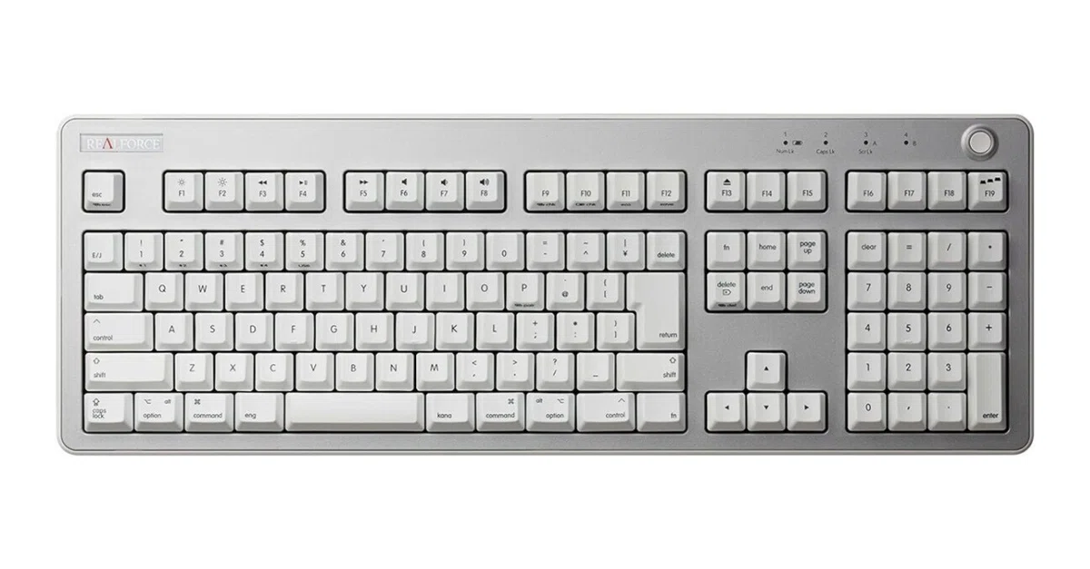 REALFORCE R3（Mac配列）がタイムセール中｜Macユーザーに最適化された