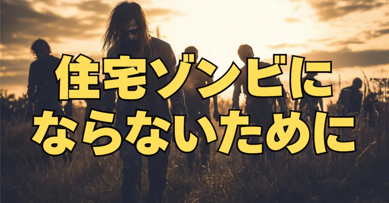 How to Avoid Becoming a Housing Zombie｜住まい創造研究所