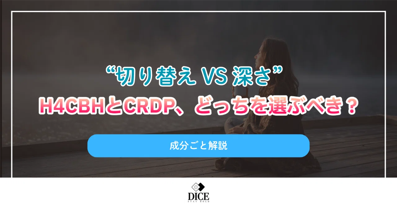 切り替え VS 深さ”——H4CBHとCRDP、どっちを選ぶべき？｜DICE