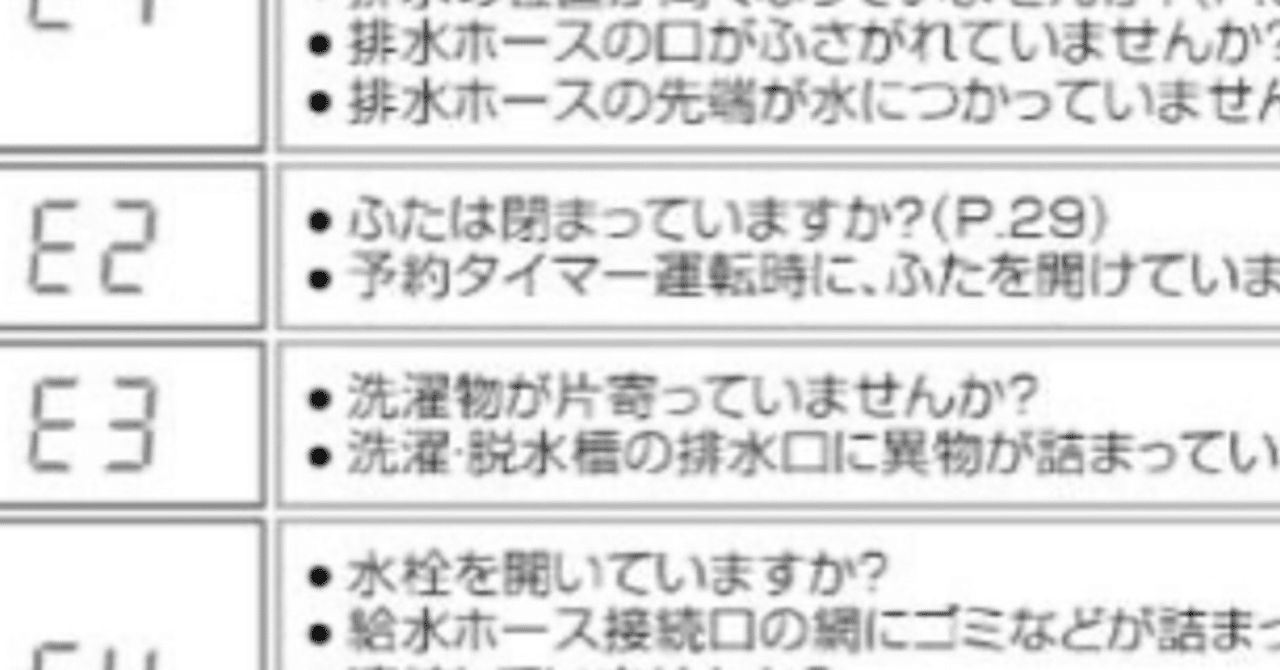 ハイアール Haier 洗濯機 E2エラーを自力で直すの巻 アレのせいで経済苦 Note