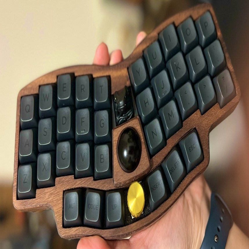 トラボ付き30%一体型キーボード「cocot38mini」ビルドログ｜kazy