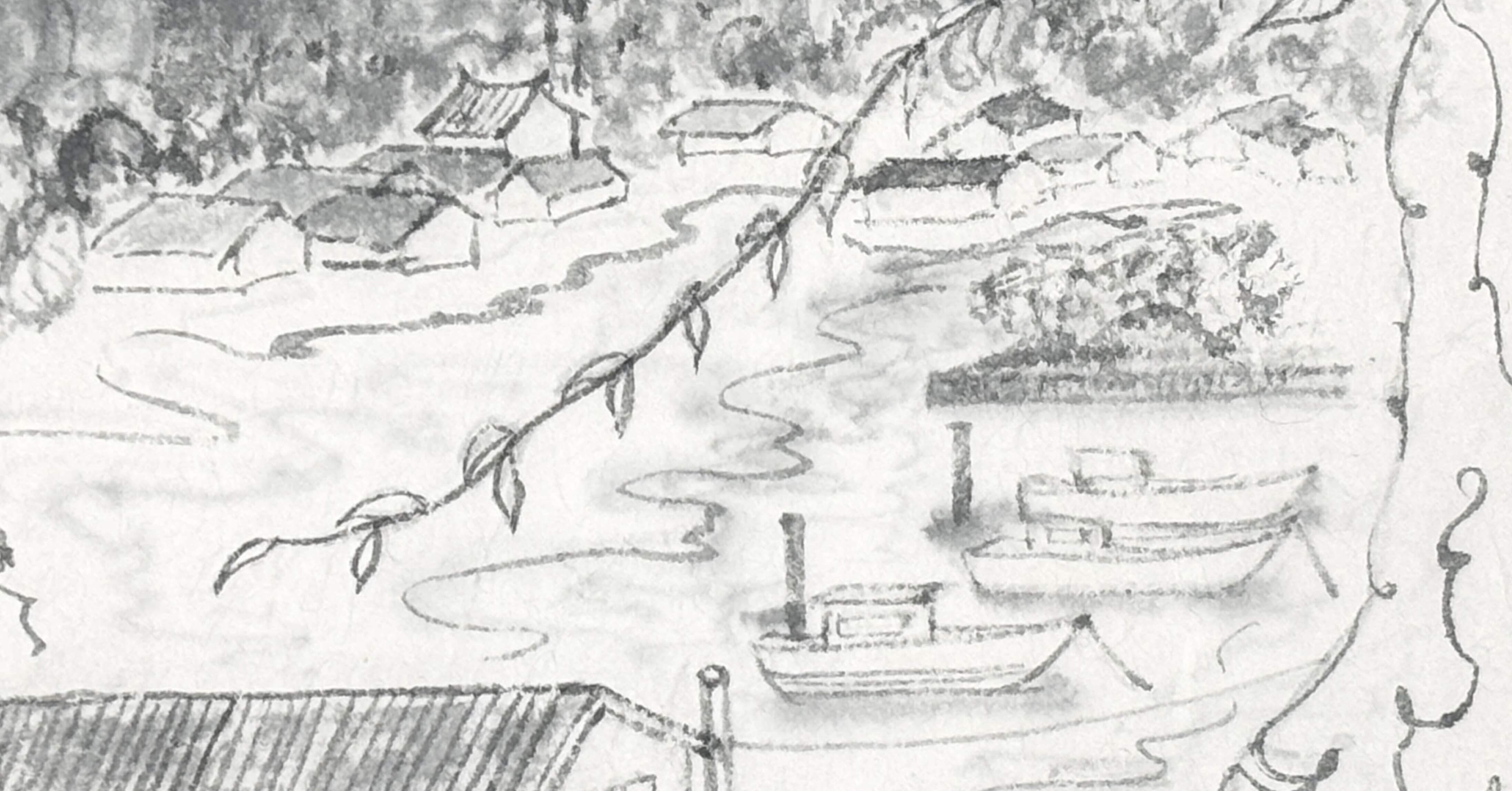 風待ちの港を描く｜Keika