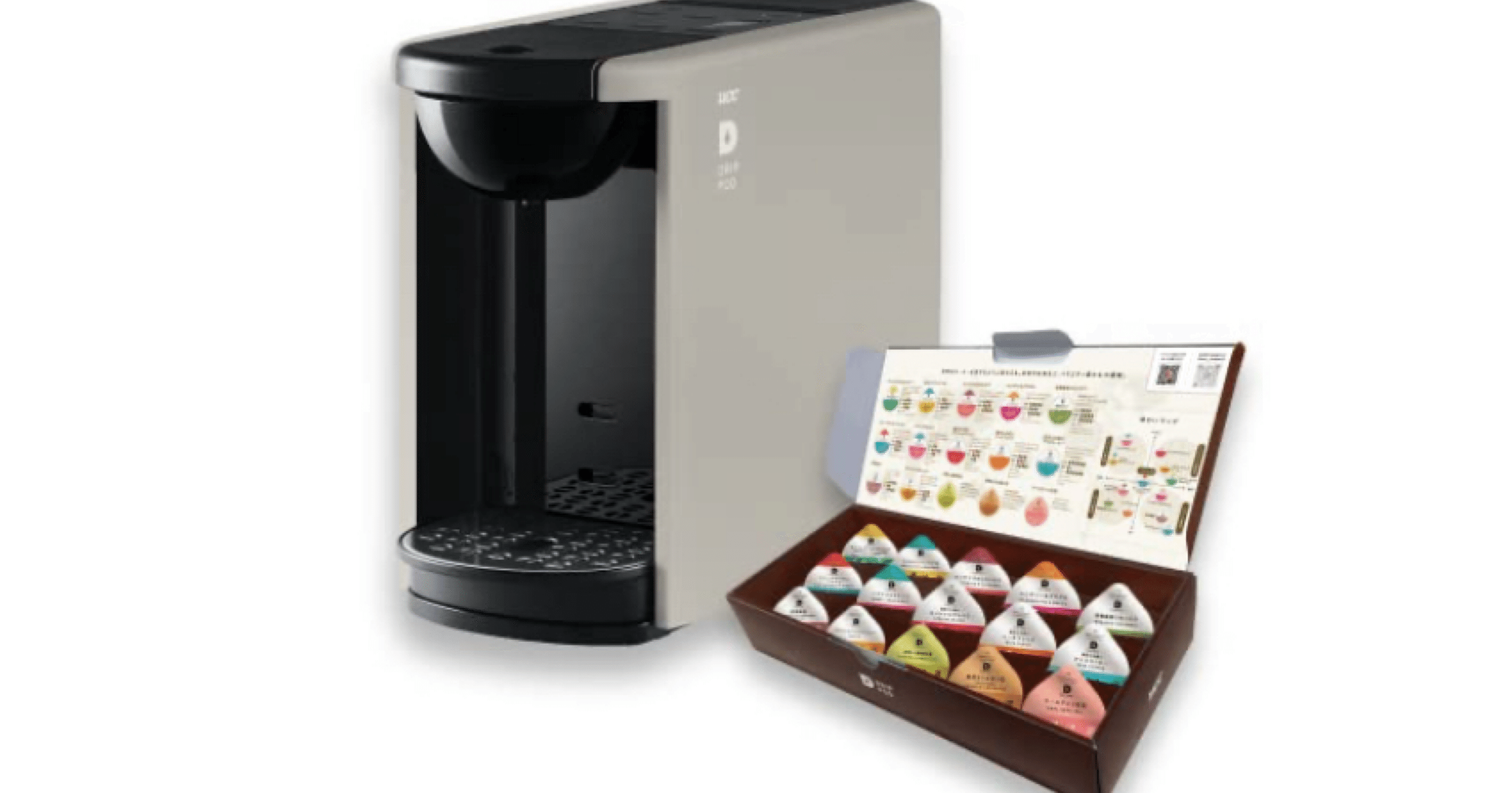 UCC ドリップポッド カプセル式コーヒーマシン（EC DP03 クールグレー