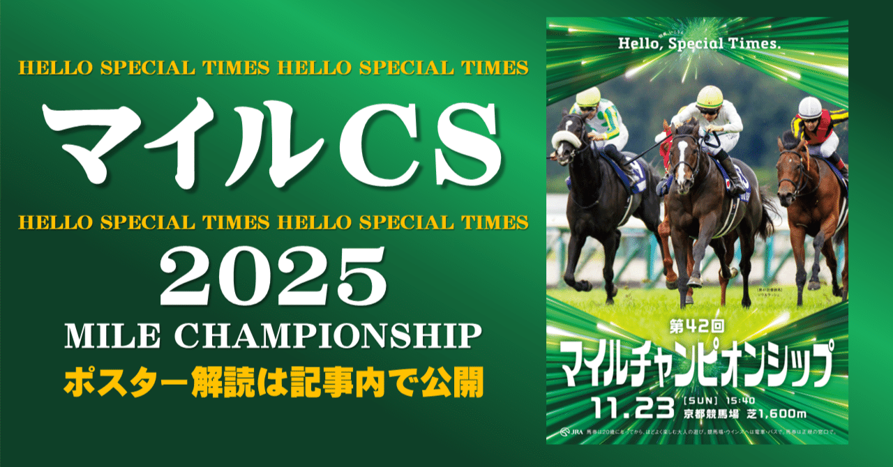 2025マイルチャンピオンシップポスター｜日本サイン競馬会