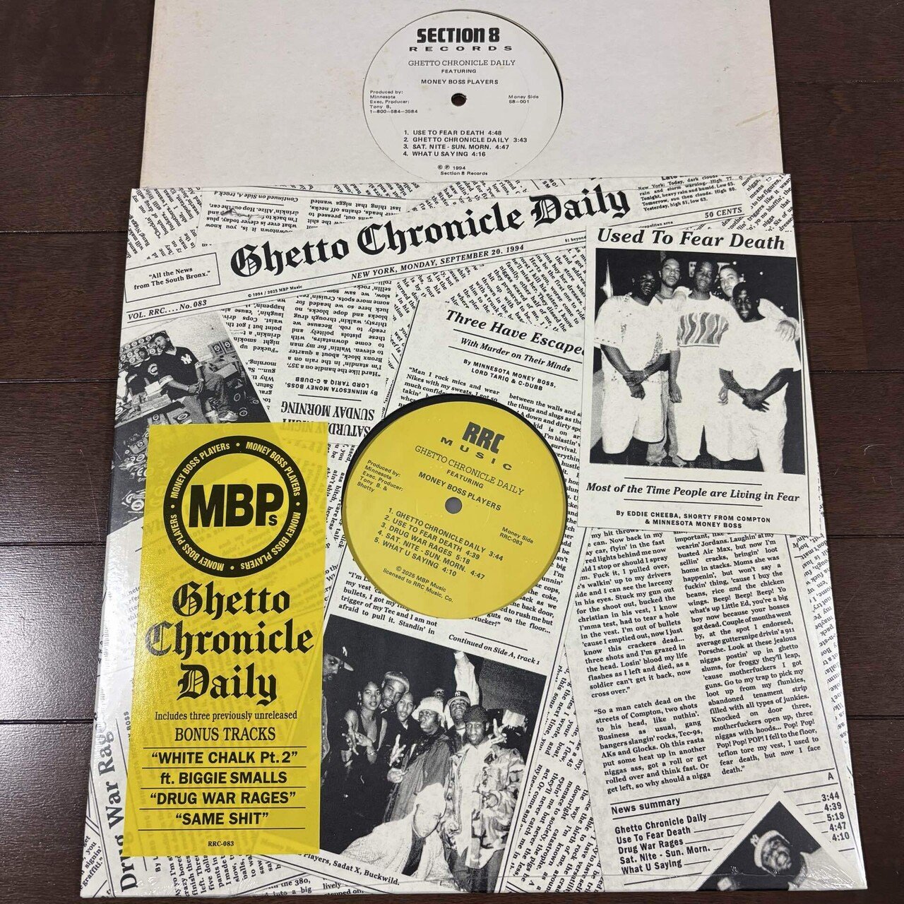 限定 MONEY BOSS PLAYERS レコード Money Boss Players / Ghetto Chronicle Daily｜HIP HOP JUNKIEEES