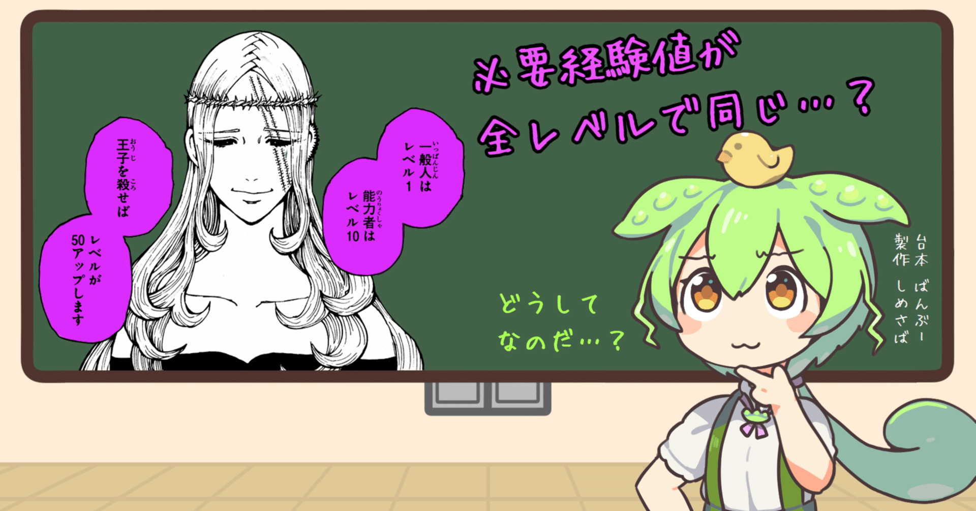 Q-4+α：必要経験値が全レベルで同じなのは何でなのだ？｜〆鯖