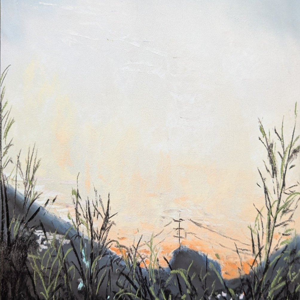 私の作品紹介「明けてゆく朝のパステル」｜hiroyuki