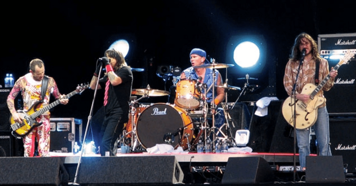 レッド・ホット・チリ・ペッパーズ　レッチリ　現メンバー全員　サイン Red Hot Chili Peppers レッド・ホット・チリ・ペッパーズ