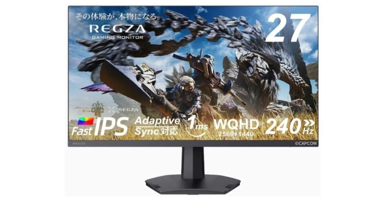 REGZA 27型ゲーミングモニター──31,500円は“破格すぎる”万能モニター