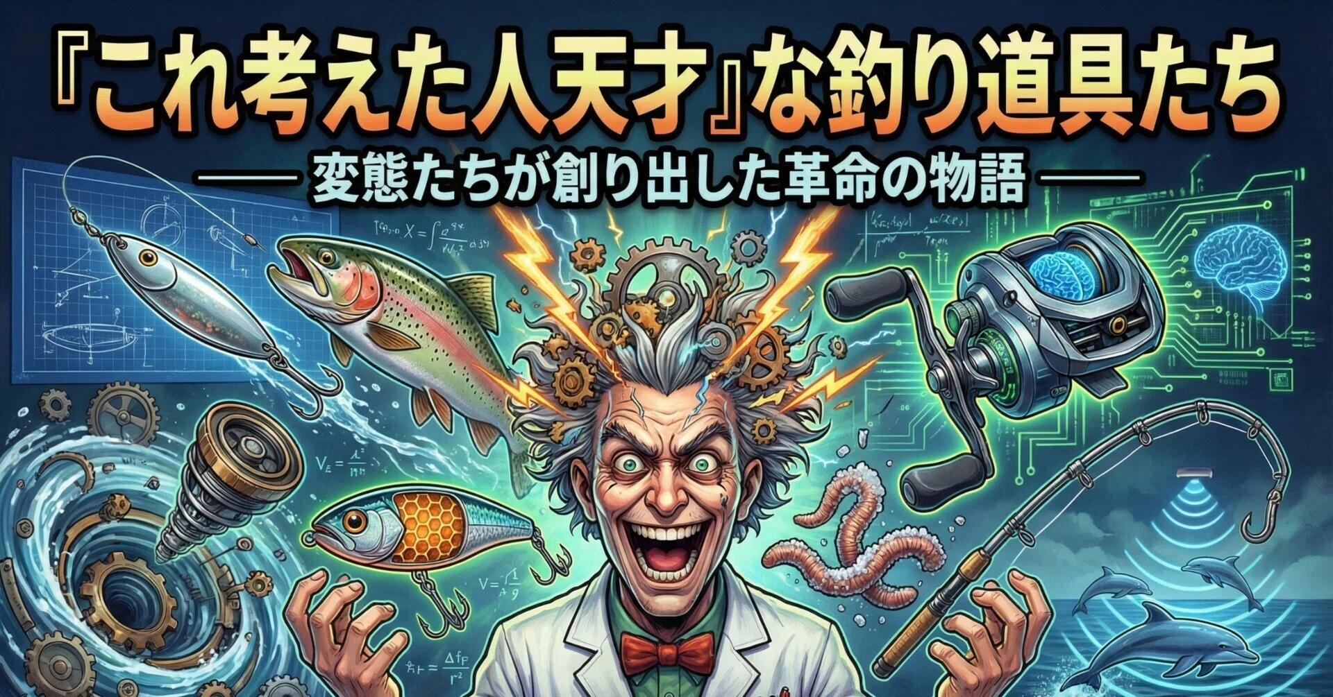 これ考えた人天才」な釣り道具たち ― 変態たちが創り出した革命の物語 これ考えた人天才」な釣り道具たち ― 変態たちが創り出した革命の物語